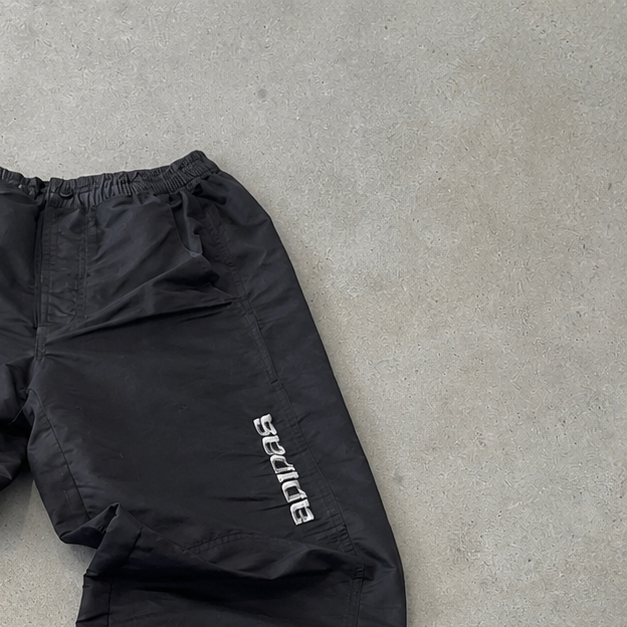 90S Adidas Track Pants Black Rare (S)