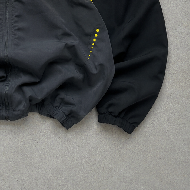 Brazil Y2K Vintage Nike Windbreaker Yellow, Black Rare (XXL)