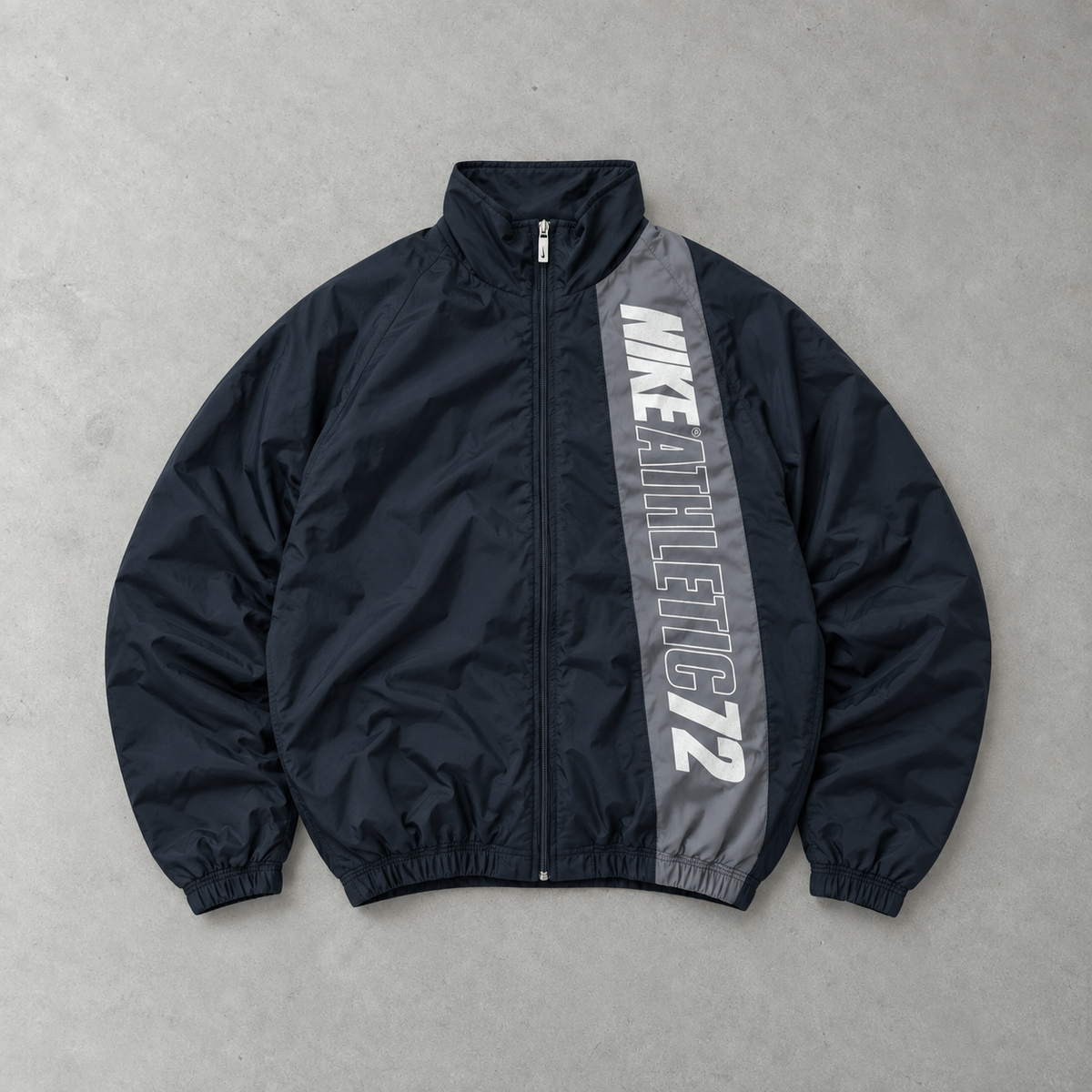 Y2K Nike Pufferjacke Marine / Grau Selten (L)