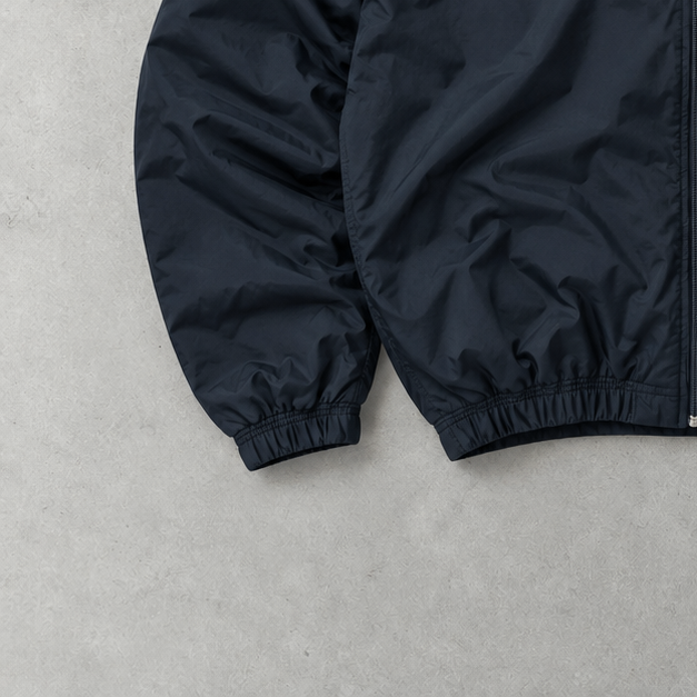 Y2K Nike Pufferjacke Marine / Grau Selten (L)