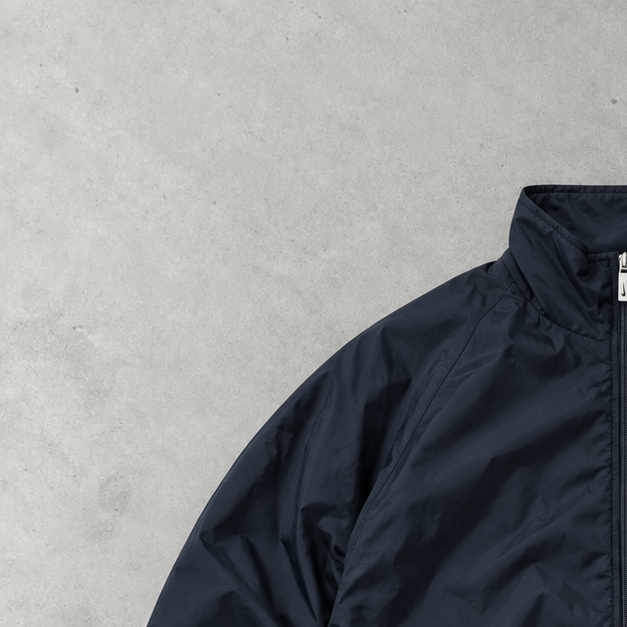 Y2K Nike Pufferjacke Marine / Grau Selten (L)