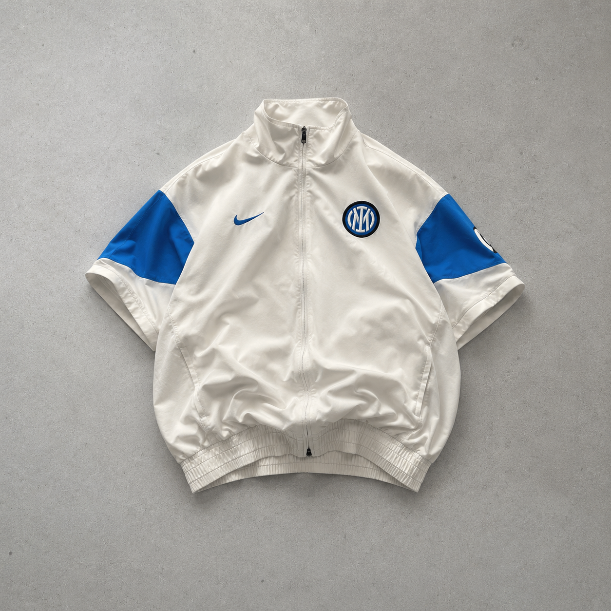 Vintage Nike Track Jacket White, Blue Rare (S)