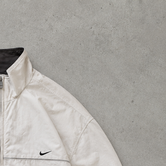Vintage Nike Jacket White, Cream Rare (M)