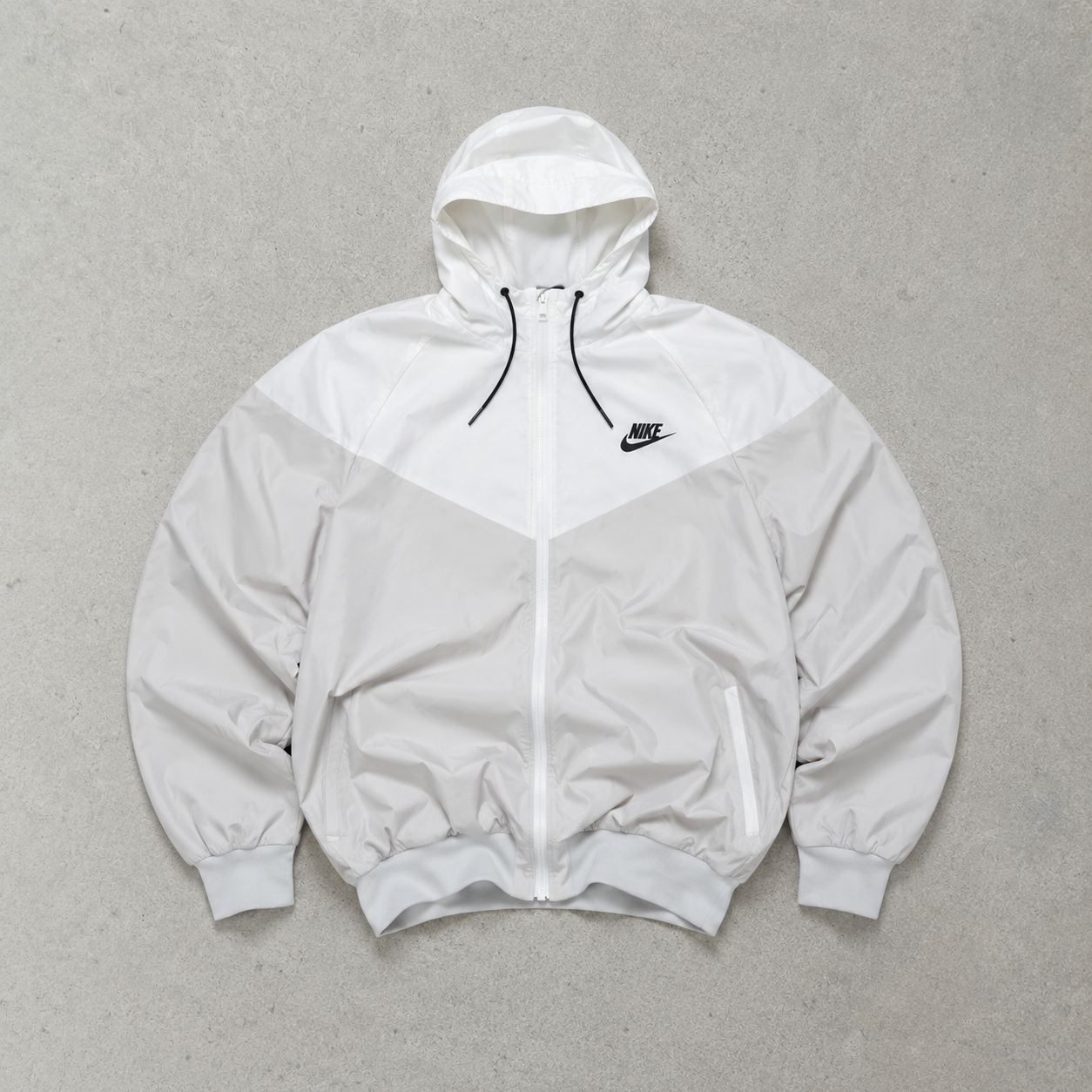 Nike Jacket White, Grey Rare (Size S)