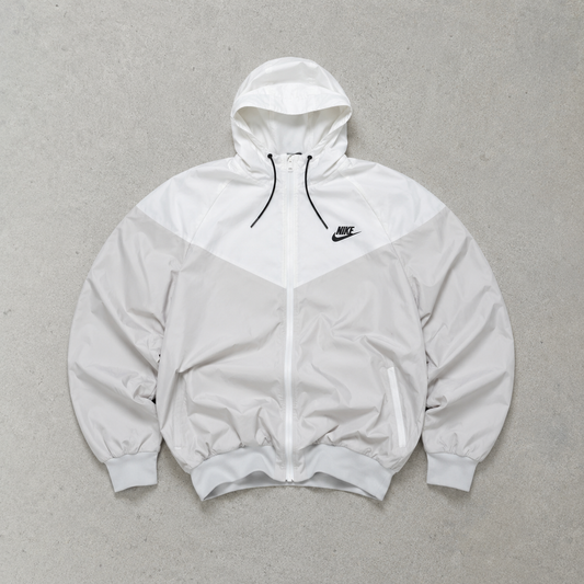 Nike Jacket White, Grey Rare (Size S)
