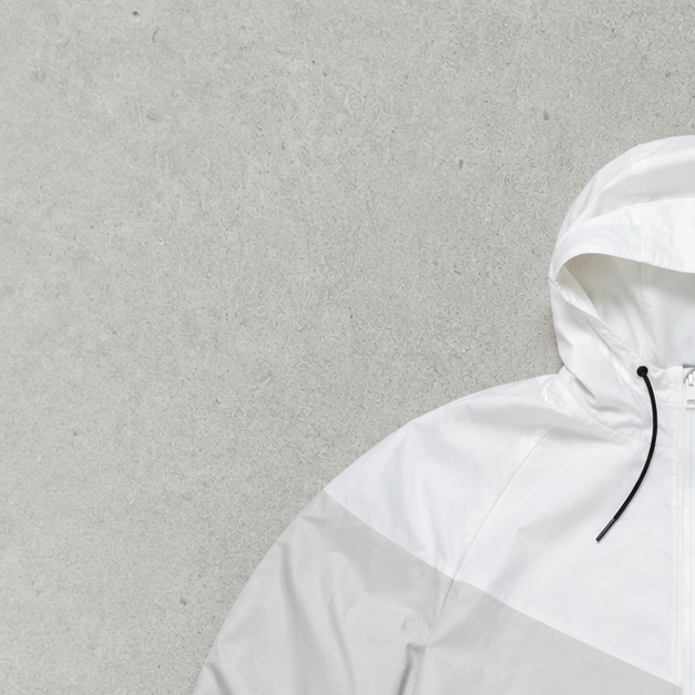 Nike Jacket White, Grey Rare (Size S)