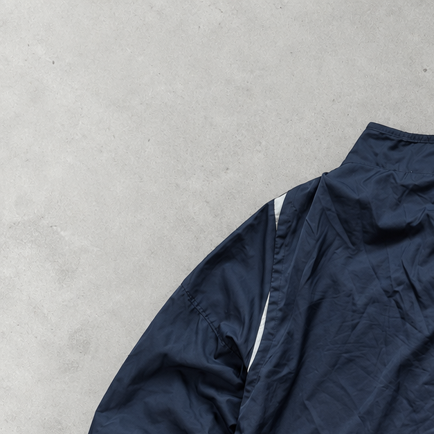 Nike Windbreaker Marineblau Rare Stitched Logo (L)