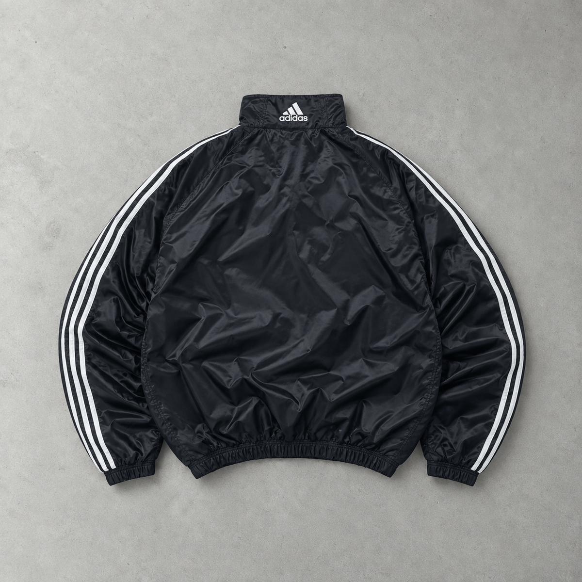 Vintage Adidas Track Jacket Black Rare (S)