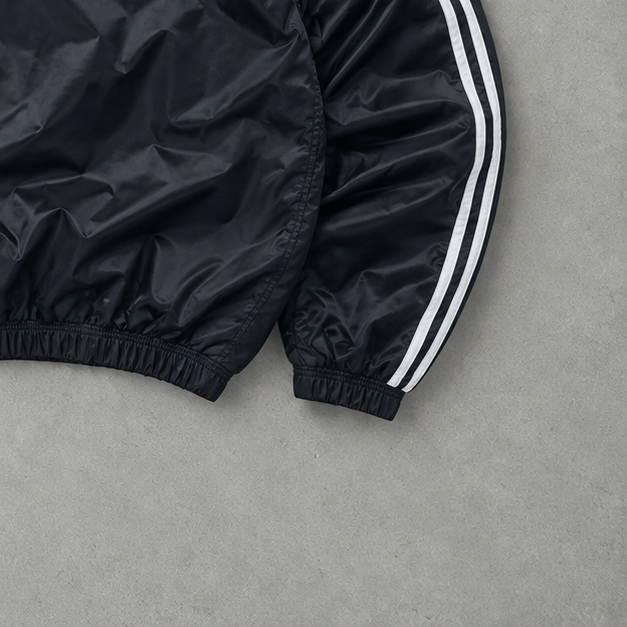 Vintage Adidas Track Jacket Black Rare (S)