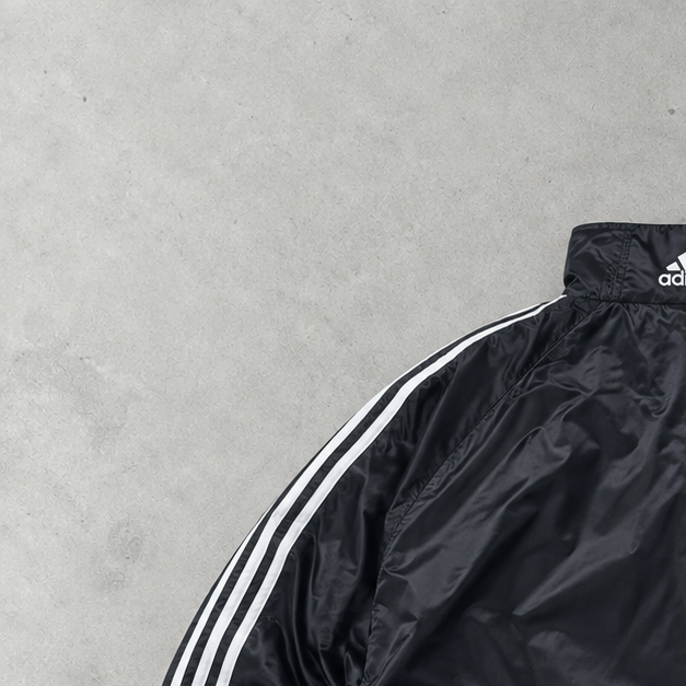 Vintage Adidas Track Jacket Black Rare (S)