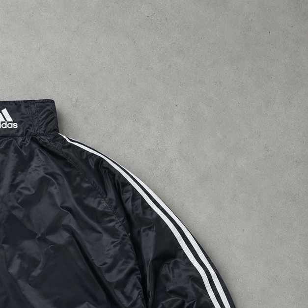 Vintage Adidas Track Jacket Black Rare (S)