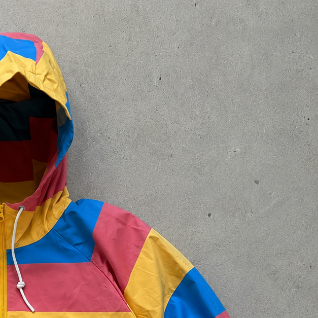 Nike Windbreaker Korallenrot, Yellow Limited (M)