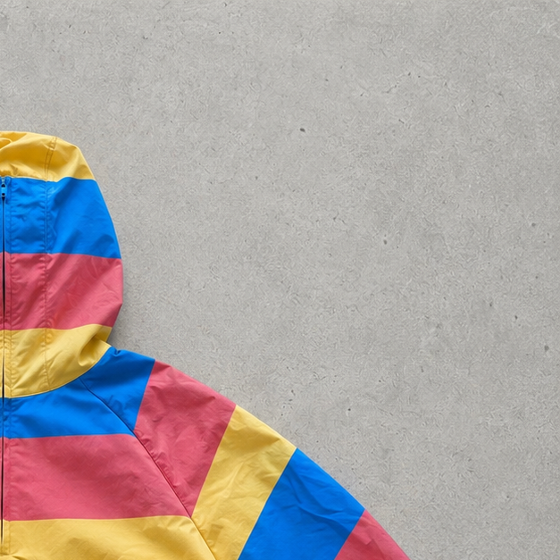Nike Windbreaker Korallenrot, Yellow Limited (M)