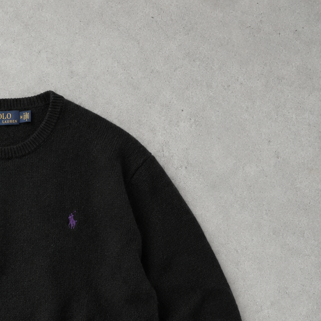 Ralph Lauren Sweater Schwarz Rare (M)