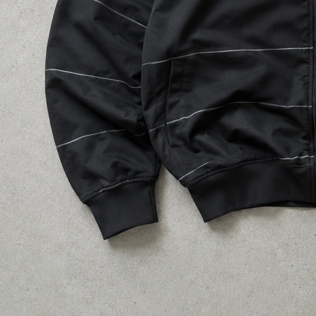 Vintage Nike Track Jacket Black, White Limited (M)