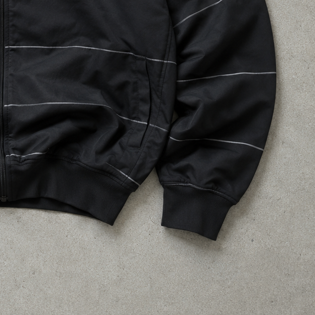 Vintage Nike Track Jacket Black, White Limited (M)