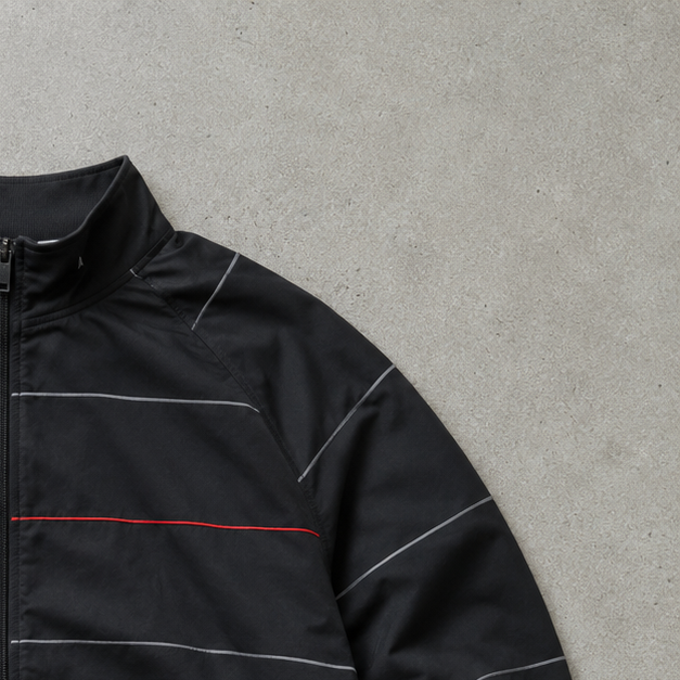 Vintage Nike Track Jacket Black, White Limited (M)