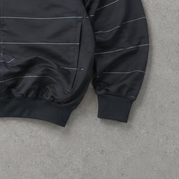 Vintage Nike Track Jacket Black, White Limited (M)