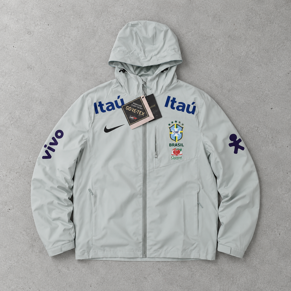 Brasilien Nike Windbreaker Mintgrün Limited (S)