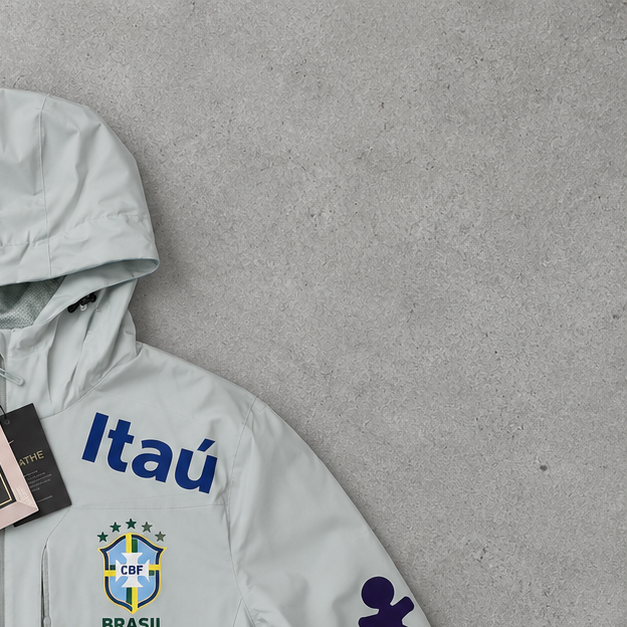 Brasilien Nike Windbreaker Mintgrün Limited (S)