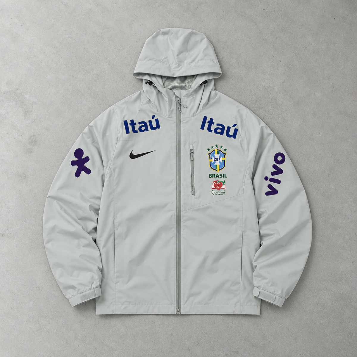 Brasilien Nike Windbreaker Mintgrün Limited (S)