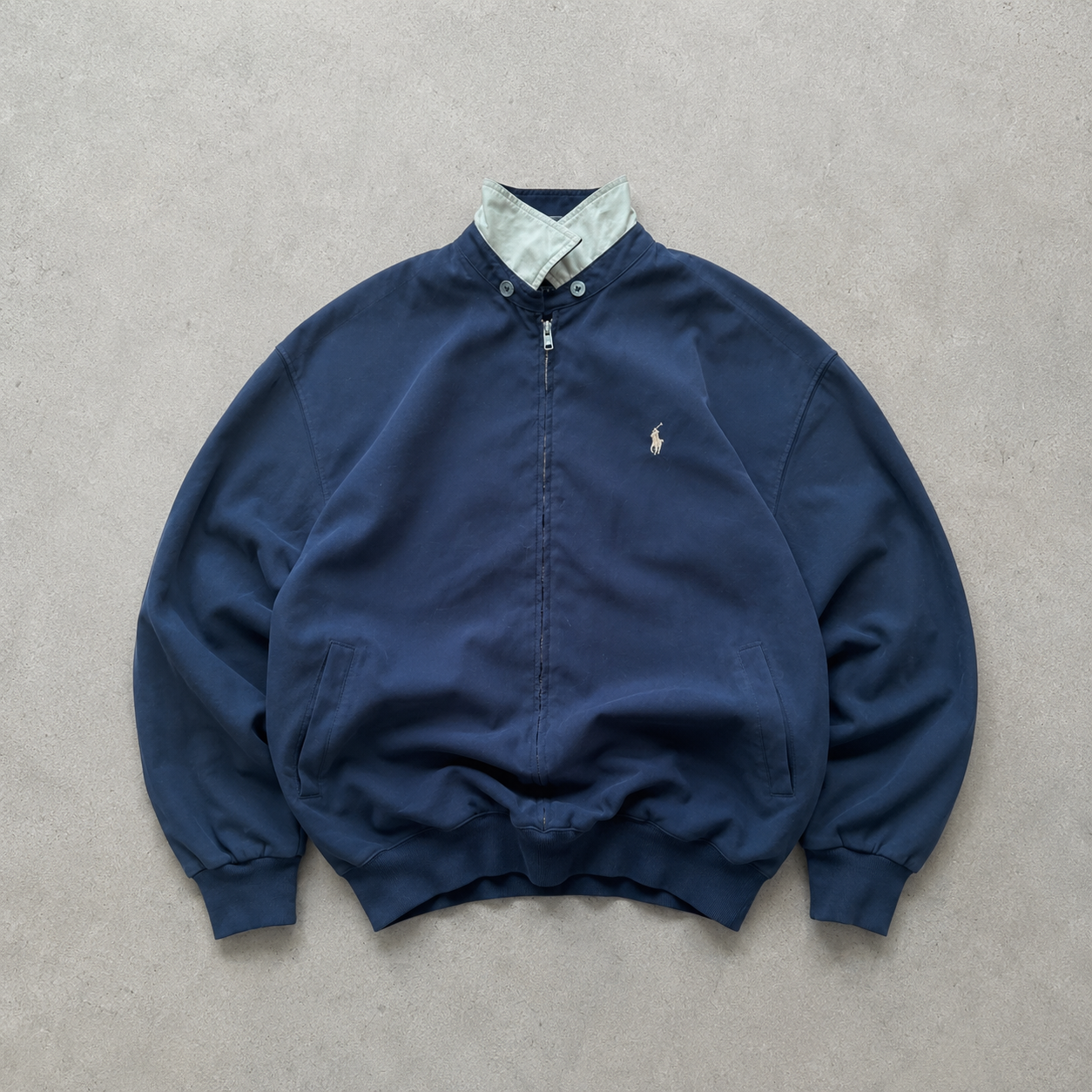 Ralph Lauren Windbreaker Black Rare (M) Stitched Logo