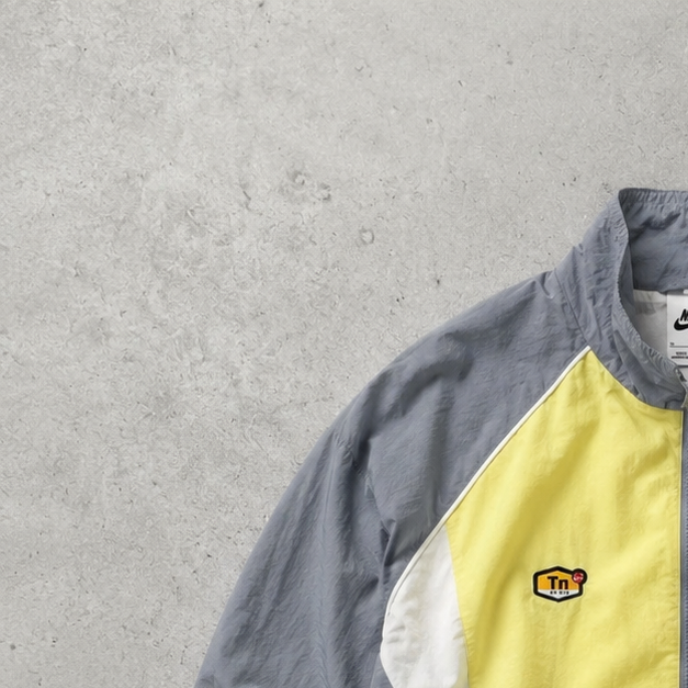 Nike Jacket Grey, Yellow Rare (M)