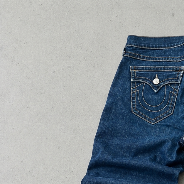 Y2K True Religion Bootcut Jeans Navy Limited (L)