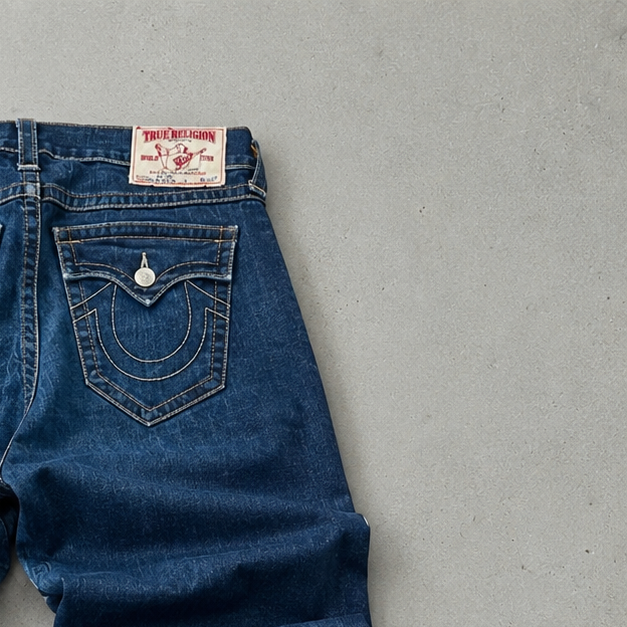 Y2K True Religion Bootcut Jeans Navy Limited (L)