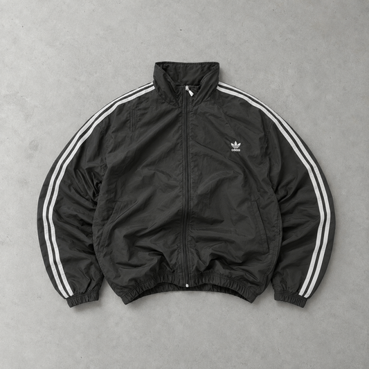 Adidas Track Jacket Black/White Rare (M)