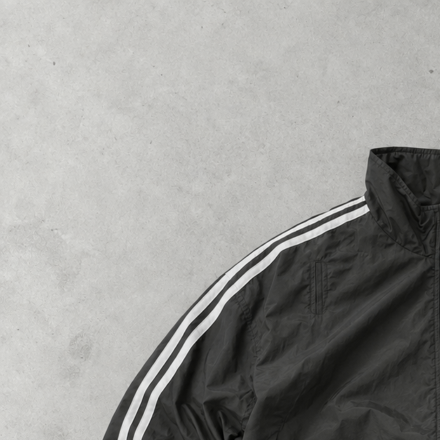 Veste de survêtement Adidas Noir/Blanc Rare (M)