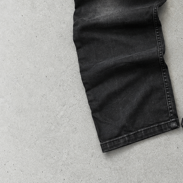 Y2K Armani Pants Baggy Black Rare (M)