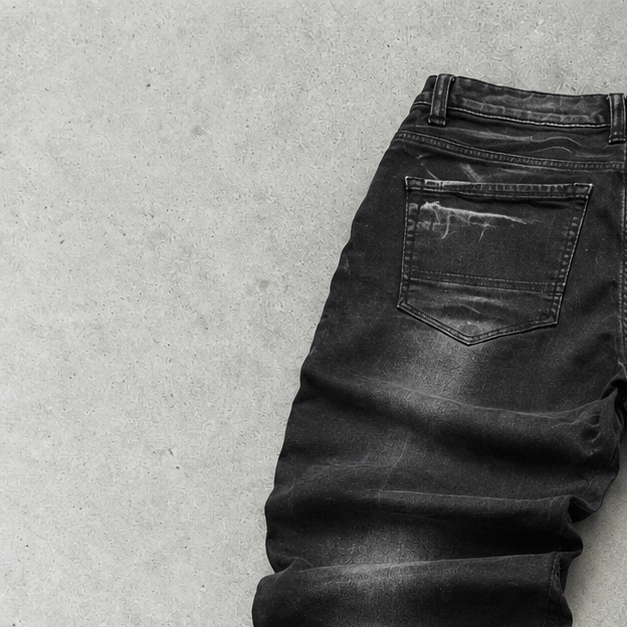 Y2K Armani Pants Baggy Black Rare (M)