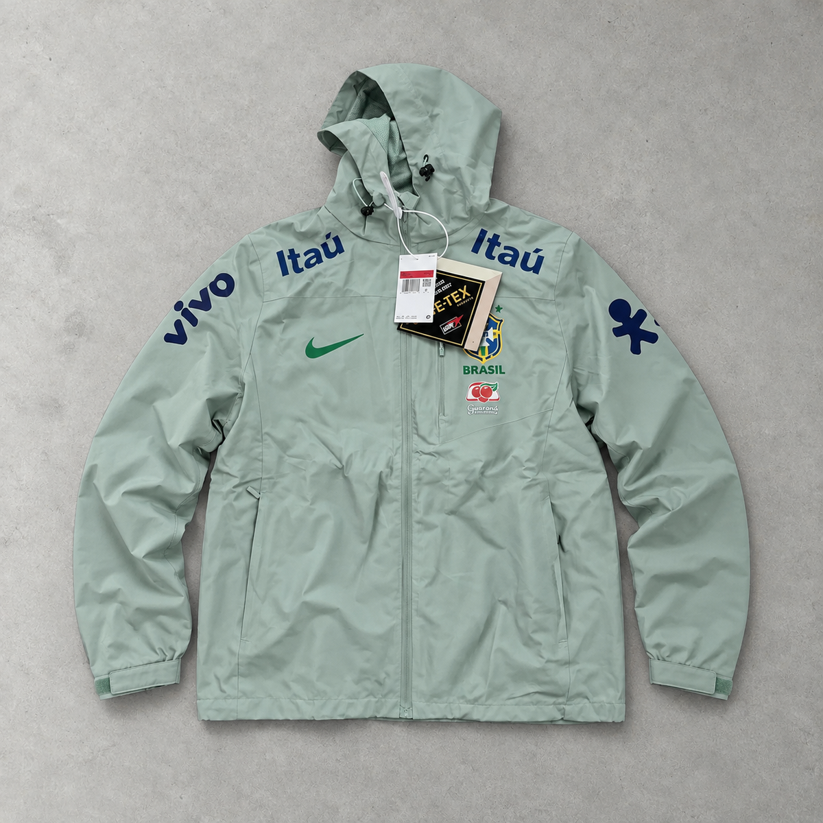 Brasil Nike Windbreaker Mintgrün Rare (L)