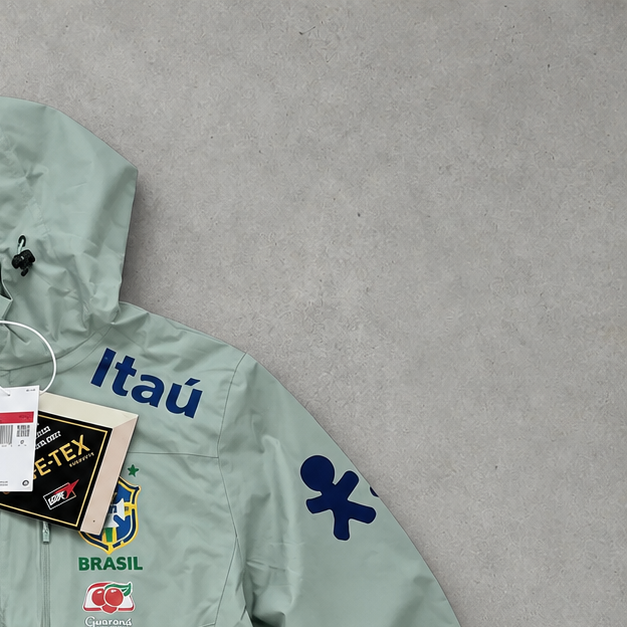 Brasil Nike Windbreaker Mintgrün Rare (L)