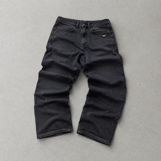 Armani Jeans Denim Pants Black Rare (S)