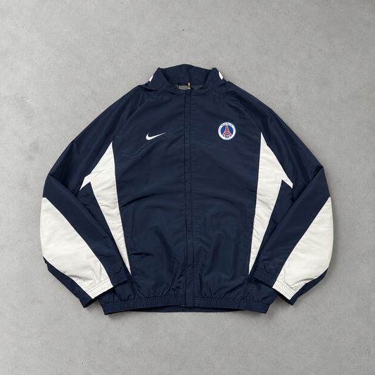 PSG Y2K Nike Windbreaker Marineblau Rare (L)