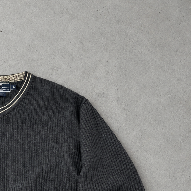 Ralph Lauren V-Neck Sweater Grau Rare (XXL)