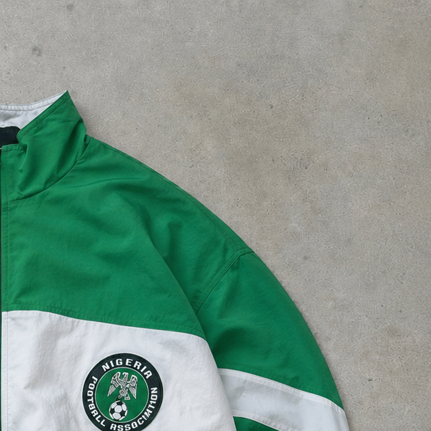 Nike Jacket Green, White Limited (XL)