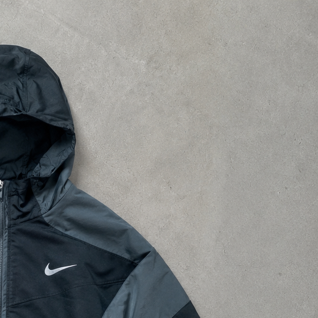 Nike Jacket Grey, Black Rare (Size S)