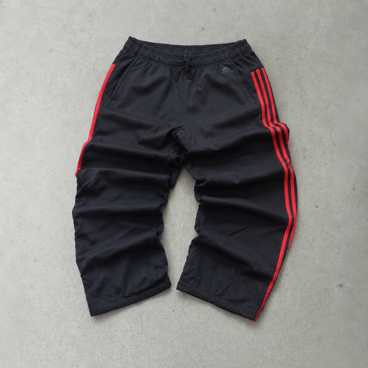 Adidas Jacket Schwarz, Rot Rare (M)