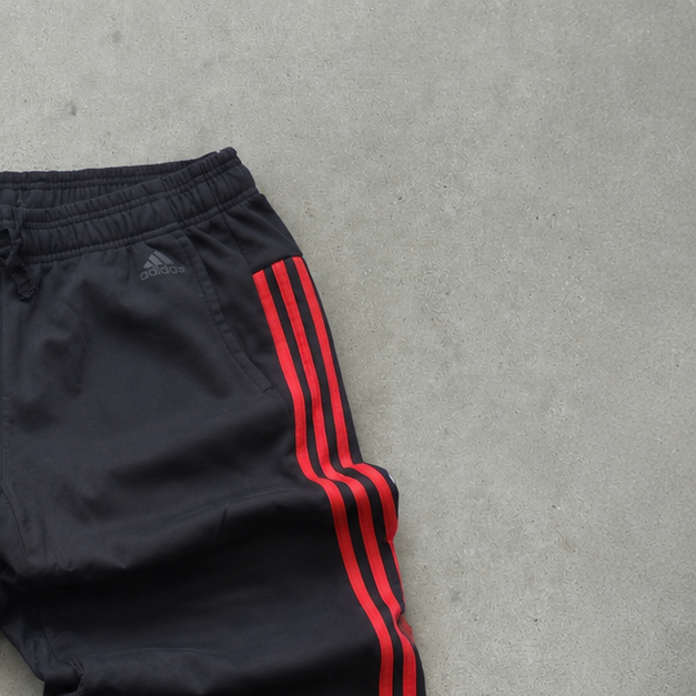 Adidas Jacket Schwarz, Rot Rare (M)