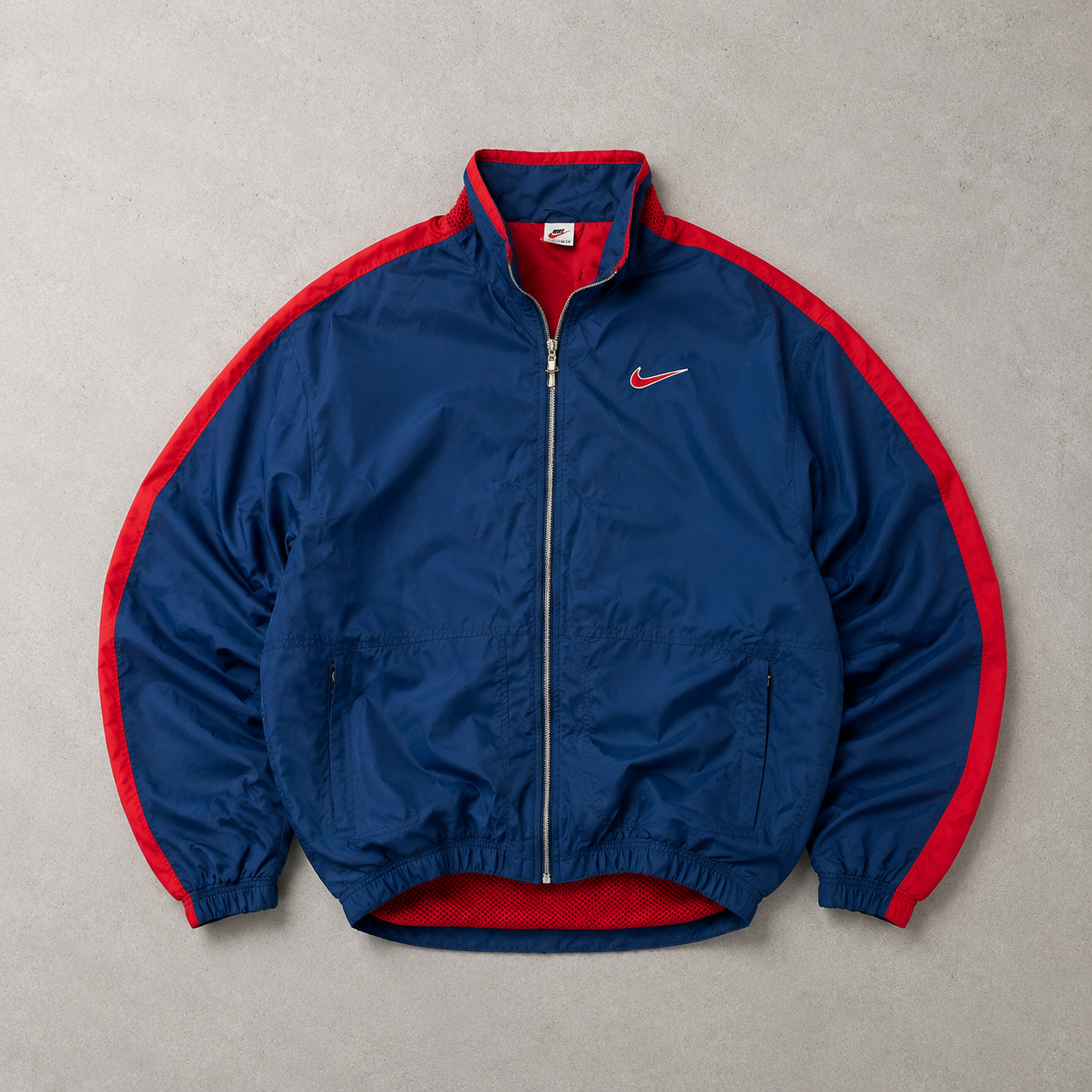Nike Jacket Marineblau, Rot Rare (XL)