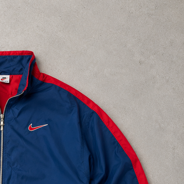 Nike Jacket Marineblau, Rot Rare (XL)