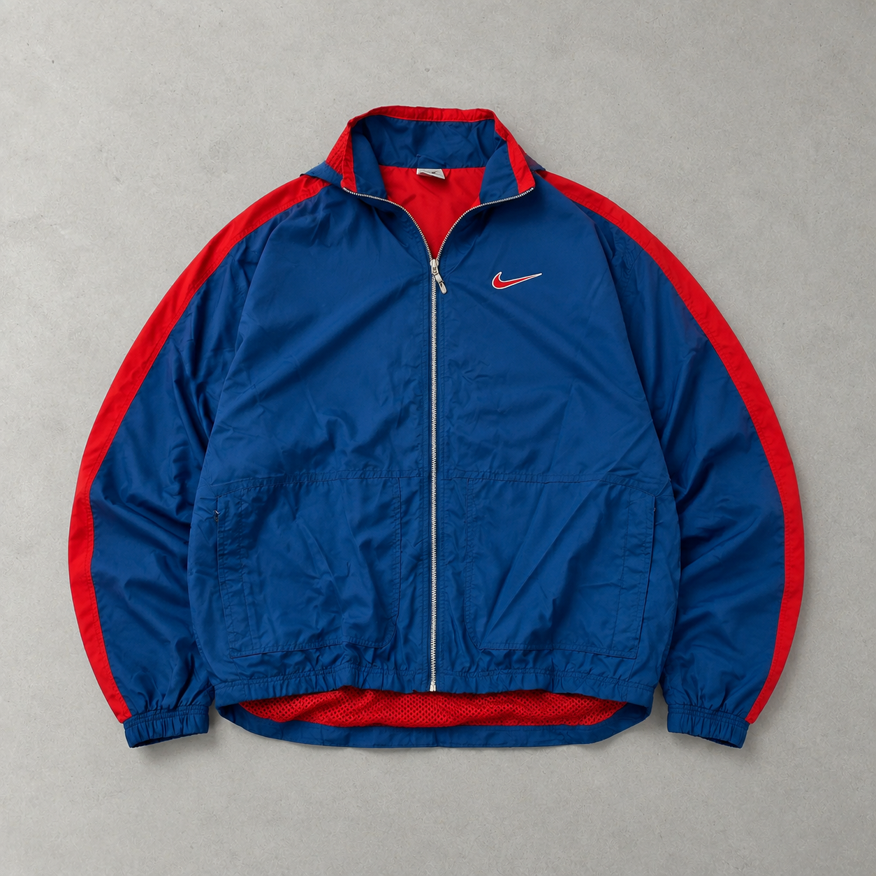 Nike Jacket Marineblau, Rot Rare (XL)