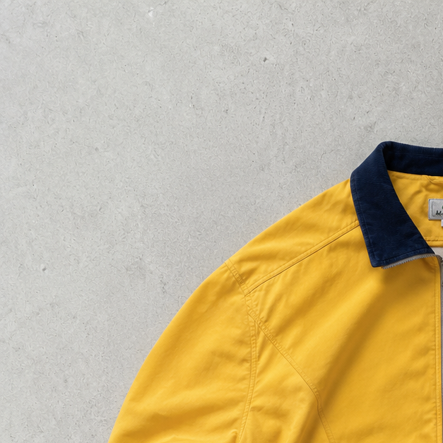 Lacoste Jacket Gelb / Senffarben Limited Stitched Logo (L)