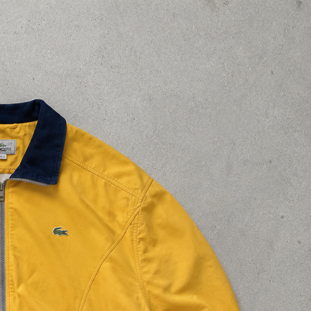 Lacoste Jacket Gelb / Senffarben Limited Stitched Logo (L)