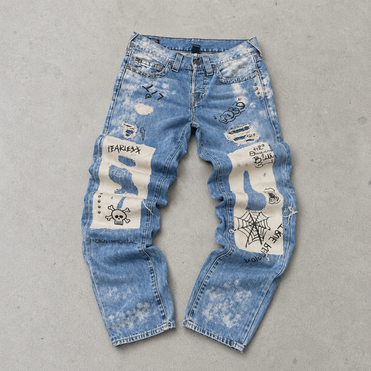Y2K True Religion Jeans Hellblau Rare (S)