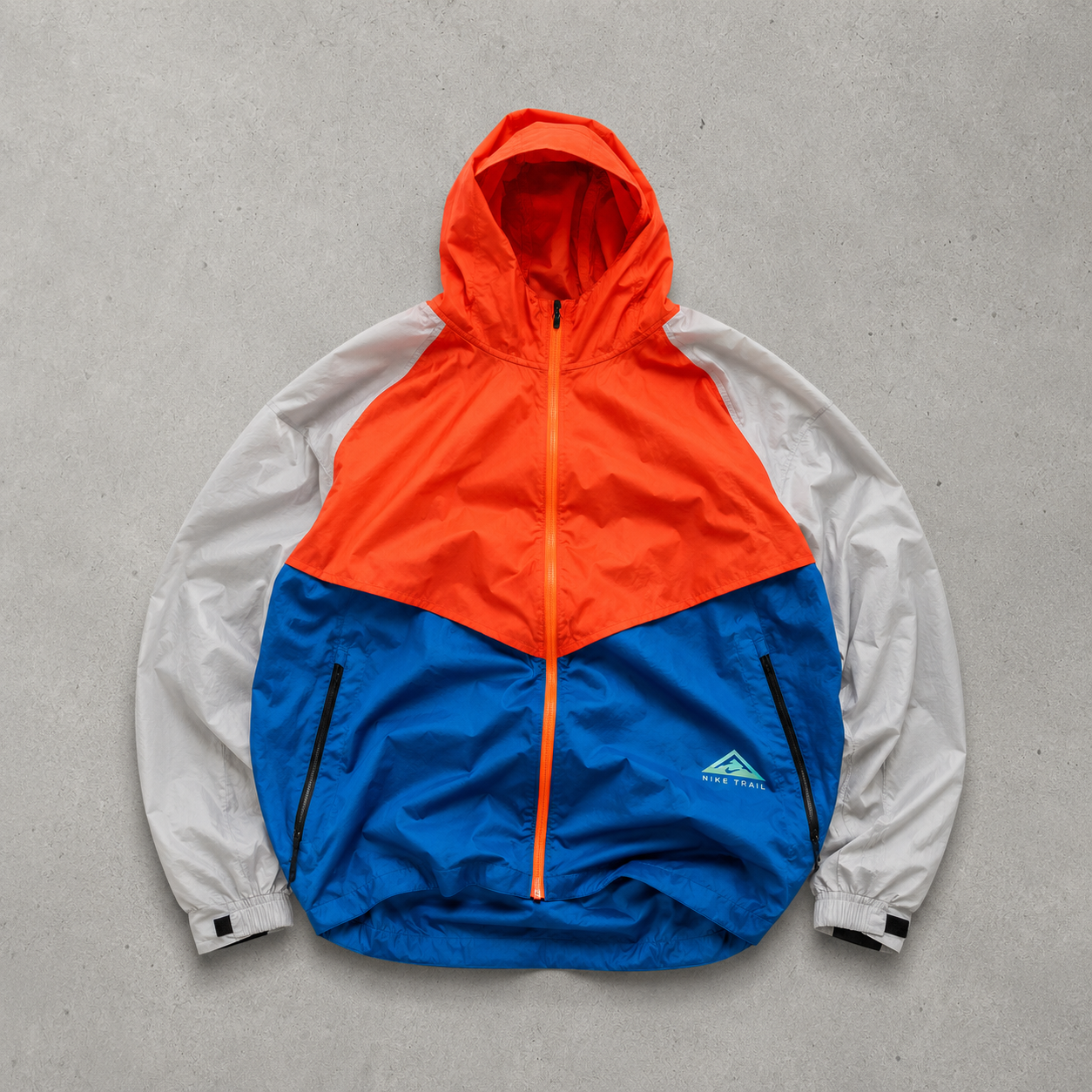 Nike Fleece Jacket Blue, Orange Limited (XL)