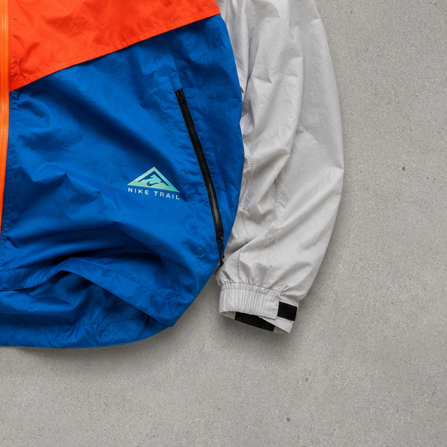 Nike Fleece Jacket Blue, Orange Limited (XL)